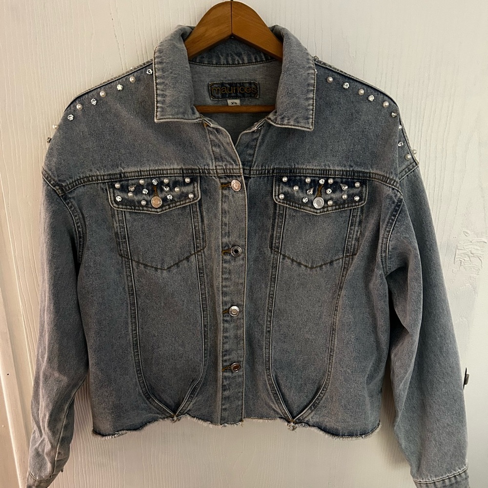 Maurice’s XS bejeweled Jean jacket.
